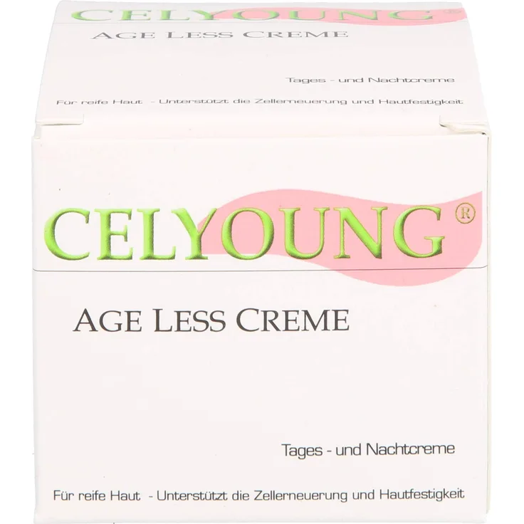 Celyoung Age Less Creme, 24h Gesichtscreme mit Paradiesapfelextrakt zur Faltenreduktion, 50 ml für trockene bis normale Haut