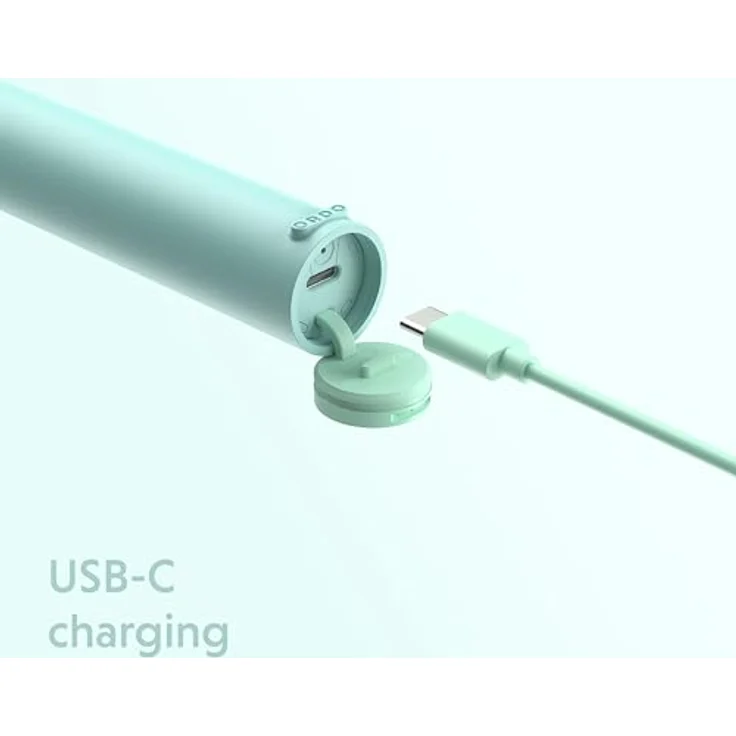 ORDO Sonic Lite, Schallzahnbürste für Erwachsene mit 35.000 Impulsen/Min, Dual-Modi, 5+ Wochen Akku, Smart-Timer, wasserdicht, USB-C, Salbei – Bild 5
