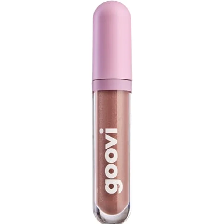 GOOVI Glaze My Lips Lipgloss, Pflege & Volumen mit Hyaluronsäure, 4,5ml - Perlglänzender 3D-Effekt für volle, glänzende Lippen – Bild 2