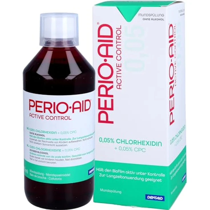 Dentaid Perio Aid Active Control Mundspülung 500 ml – Bild 2