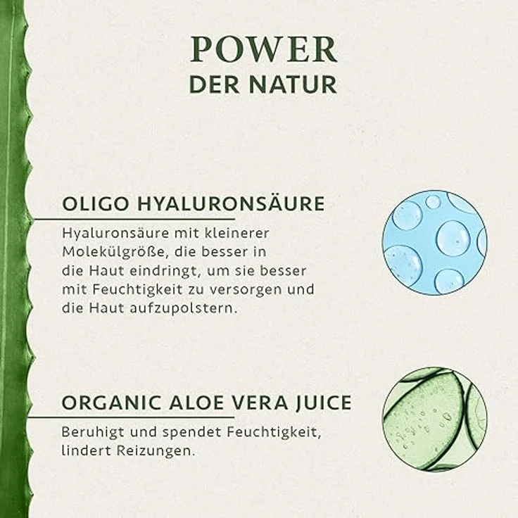 Satin Naturel Hyaluronic Acid Serum, hochdosiert 50ml, 100% vegan, für Gesicht, Hals & Augenringe, Anti-Aging & Feuchtigkeitspflege – Bild 4