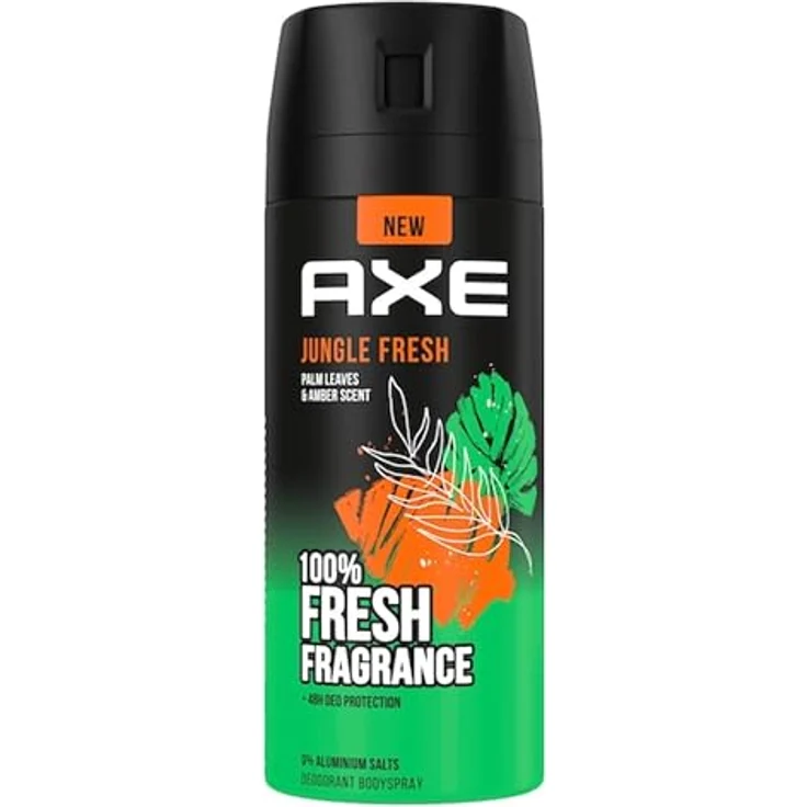Axe Bodyspray Jungle Fresh, Deo ohne Aluminium, 48h Schutz vor Körpergeruch, 150 ml – Bild 2