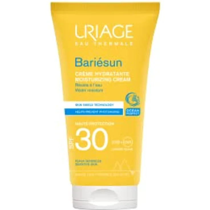 Uriage Bariésun-Crema Idratante Spf30, 50ml Sonnenschutz für das Gesicht, Gold glänzend