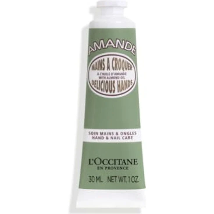 L'OCCITANE Handcreme Mandel 30 ml - Feuchtigkeitsspendend, mit köstlichem Mandelduft - In Frankreich hergestellt – Bild 1