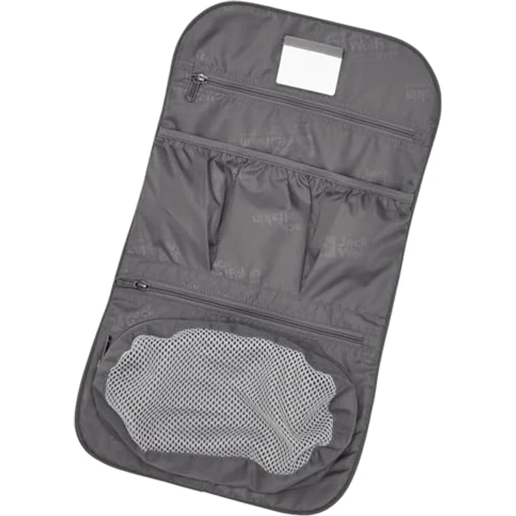 Jack Wolfskin Konya WASCHSALON, Beauty Case mit 6 Innentaschen, Aufhängehaken und abnehmbaren Spiegel – Bild 5