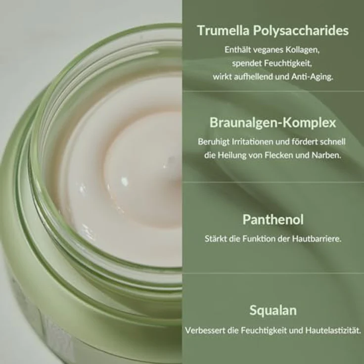 Mizon Phyto Plump Collagen Night Cream, Gesichtscreme für Damen mit pflanzlichem Kollagen, 50 ml – Bild 4