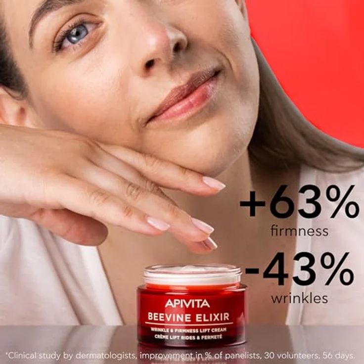 Apivita Beevine Elixir Cream Light, festigende Liftingcreme gegen Falten, 50 ml – Bild 4