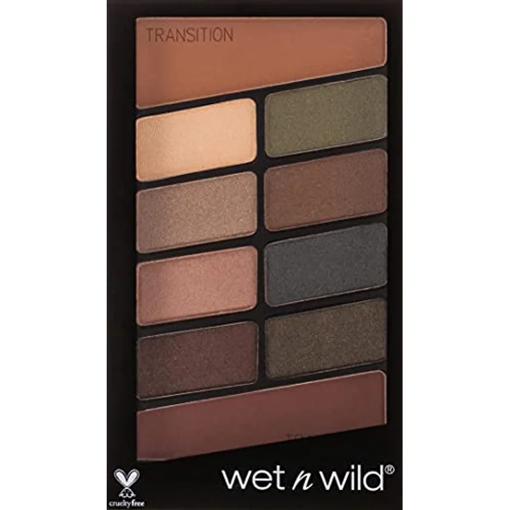 Wet 'N' Wild Augen Make-up Lidschatten Palette Make-up 10 hochpigmentierte Farben - Mix aus Schimmer + Matt in einer Lidschattenpalette 21,8 g – Bild 3