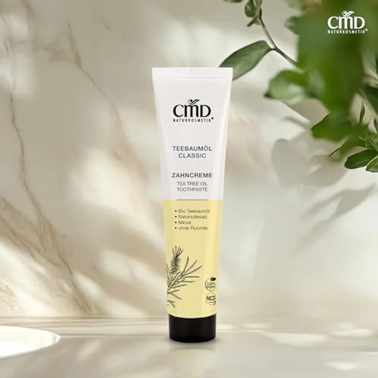 CMD Teebaumöl Zahncreme 75 ml, beugt der Bildung von Karies, Parodontose und Zahnstein vor  – Bild 5