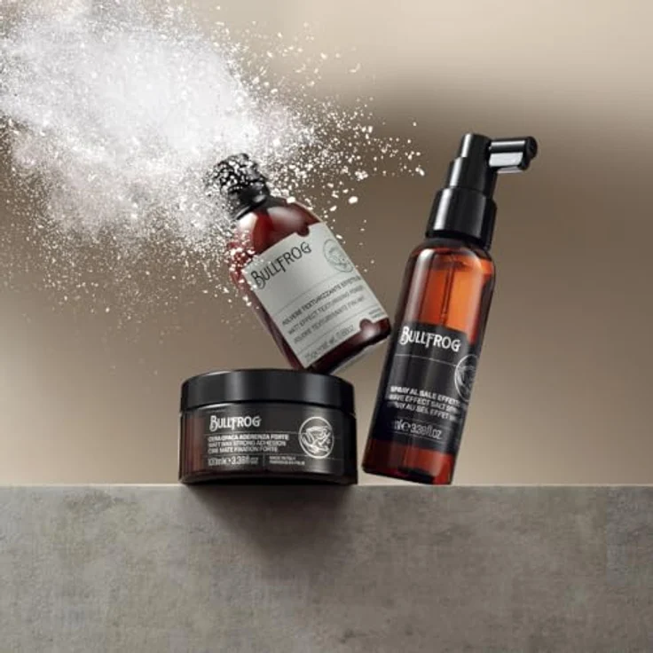 Bullfrog Salzspray mit Wellen-Effekt, strukturierendes Haarspray für Volumen und kraftvollen Look, 92,5% natürliche Inhaltsstoffe, 100 ml – Bild 5