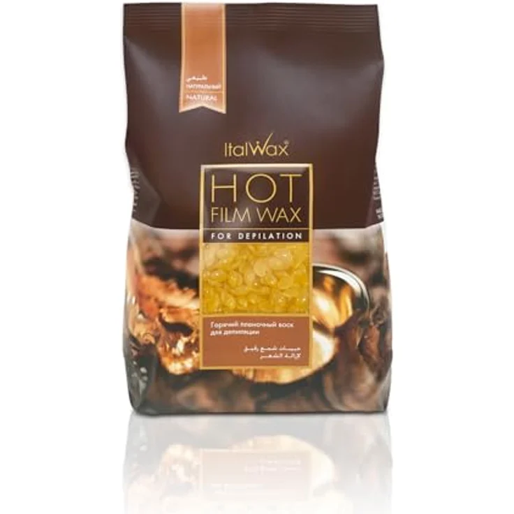 Italwax Film wax Wachsperlen Nature 1 kg Heißwachs – Bild 2