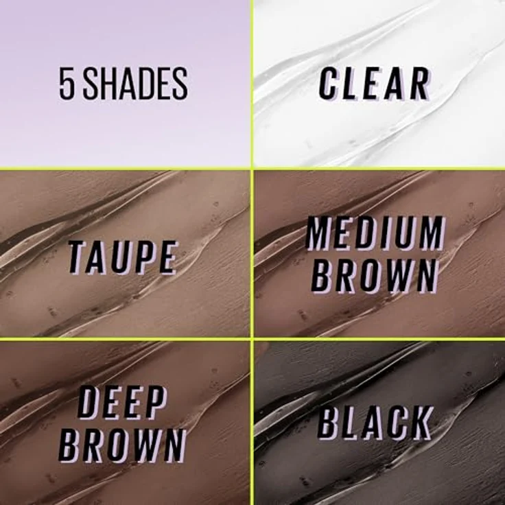 Maybelline New York Super Lock Brow Glue Augenbrauengel, Starker Halt ohne Abblättern, Integriertes Styling-Bürstchen, Medium Brown, 8 g – Bild 4