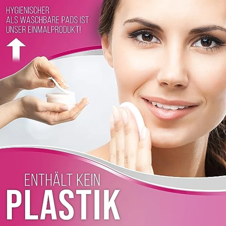Jean Carol supersoft Baumwoll Wattepads fusselfrei, Vorteilspack (15x60 Stück), Reinigung & Abschminken des Gesichts, nachhaltig aus 100% Naturfasern – Bild 4