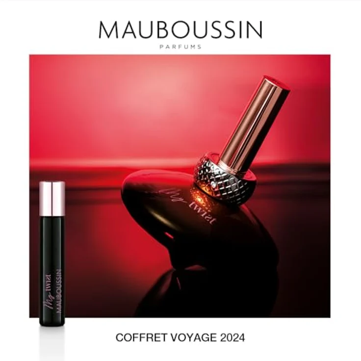 Mauboussin Reise-Set My Twist: Eau de Parfum 90 ml & Travel Spray 20 ml, blumige Duftkomposition mit Vanille und Moschus – Bild 5