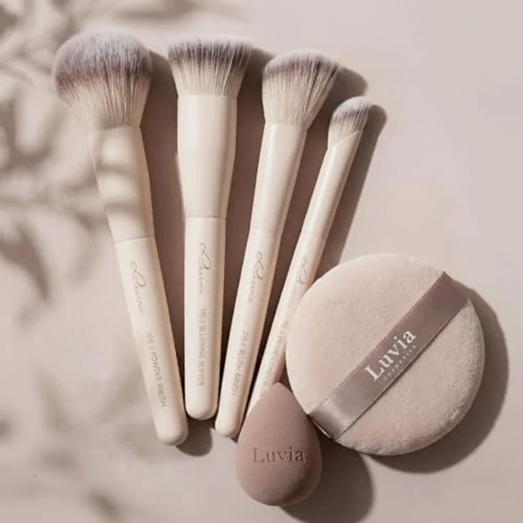 Luvia Cosmetics Complete Face Set, Gesichtspinsel für Damen mit Concealer-Pinsel und Blender Sponge, 1 ct – Bild 5