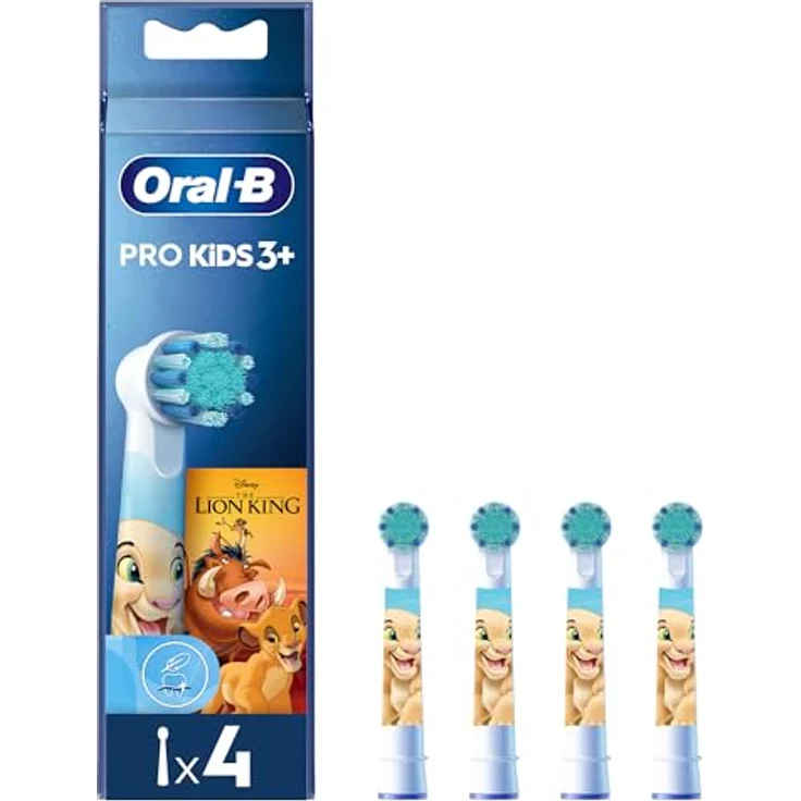 Oral-B Pro Kids Zahnbürstenköpfe mit Disney König der Löwen, 4 Stück, extra weiche Borsten für sanfte Reinigung, geeignet für Kinder ab 3 Jahren – Bild 2