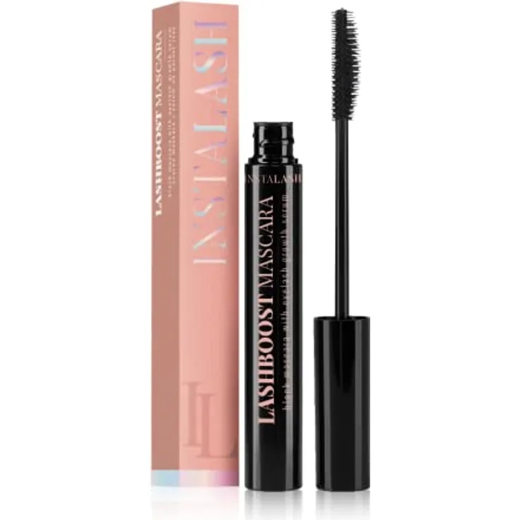 INSTALASH LashBoost Wimpernserum 10 ml, Wimpernbooster für schnelles Wachstum, Mascara Booster für extra lange und dichte Wimpern, Lash Serum