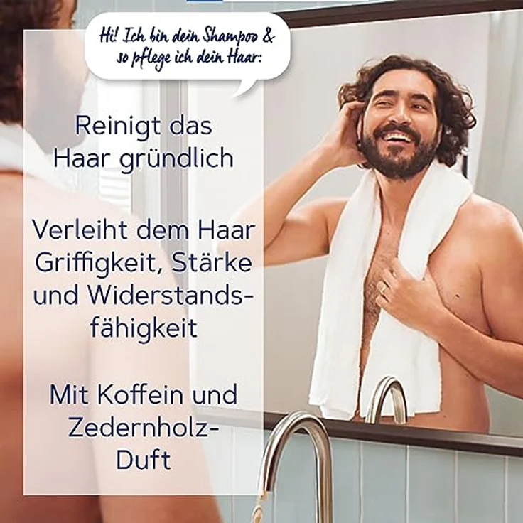 Schauma Koffein-Shampoo Karbon Kraft 5 (400 ml), Haarshampoo mit Koffein aktiviert und stimuliert die Haarwurzel, Shampoo für kraftloses Haar – Bild 3