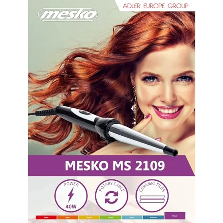 Mesko ms-2109 Lockenstab für voluminöse & glamouröse Locken – Bild 3