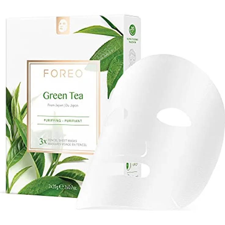 FOREO Farm To Face Collection Green Tea Tuchmaske 60 g