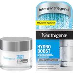 Neutrogena Hydro Boost Aqua Intensivpflege, feuchtigkeitsspendende Gesichtspflege mit Hyaluron & Antioxidantien, 50 ml, für trockene Haut