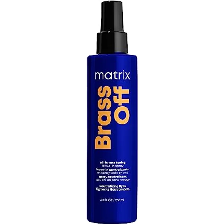 Matrix All-In-One Toning Spray für brünettes Haar zur Neutralisation von Kupferstichen, Mit Blau-Pigmenten, Brass Off Spray, 200ml