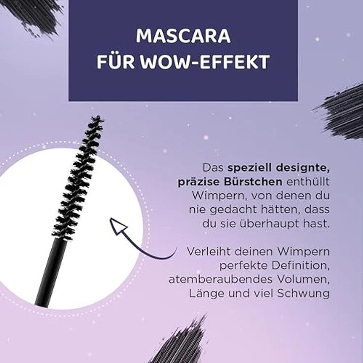 EVELINE Cosmetics Superthin Defining Mascara, verlängernd und volumengebend, 6ml – Bild 4
