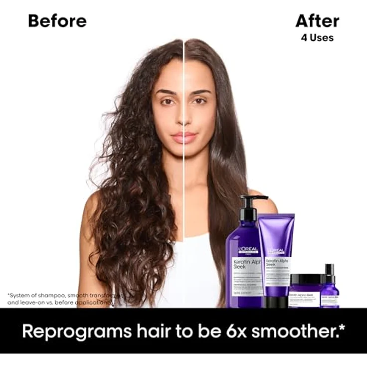 L'Oréal Professionnel Paris LP SE Ker Alpha Shampoo 500 ml, revitalisierendes Pflegeprodukt für strapaziertes Haar – Bild 2