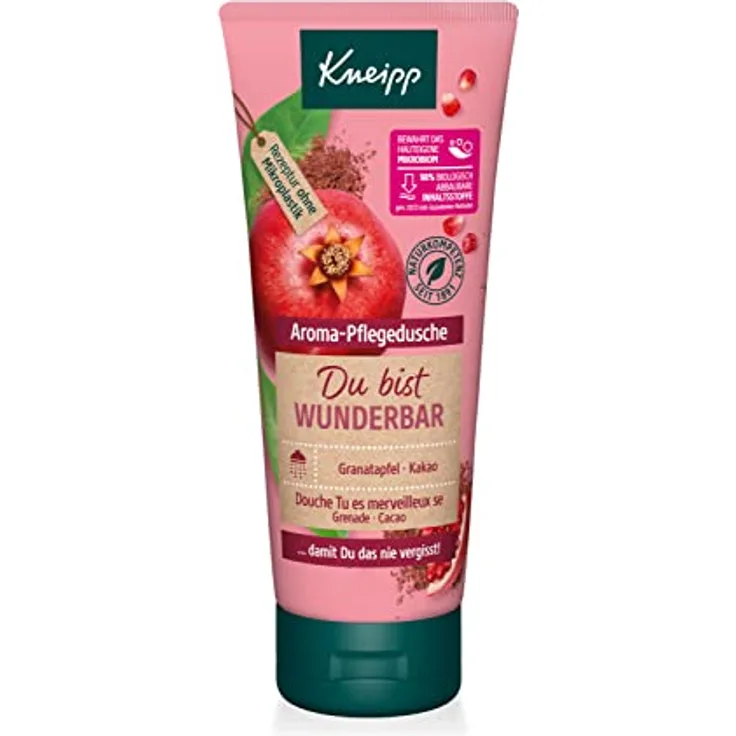 Kneipp You Are Wonderful Duschgel, 200 ml, vegan, für samtweiche Haut mit angenehm duftendem Schaum