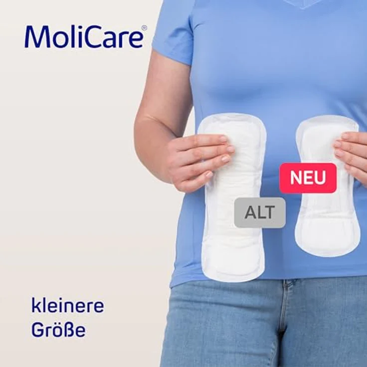 MoliCare lady Pad 1.5 Tropfen, Ultra diskrete Einlagen für Frauen, zuschneidbar, geruchsneutralisierend, 192 Stück – Bild 5