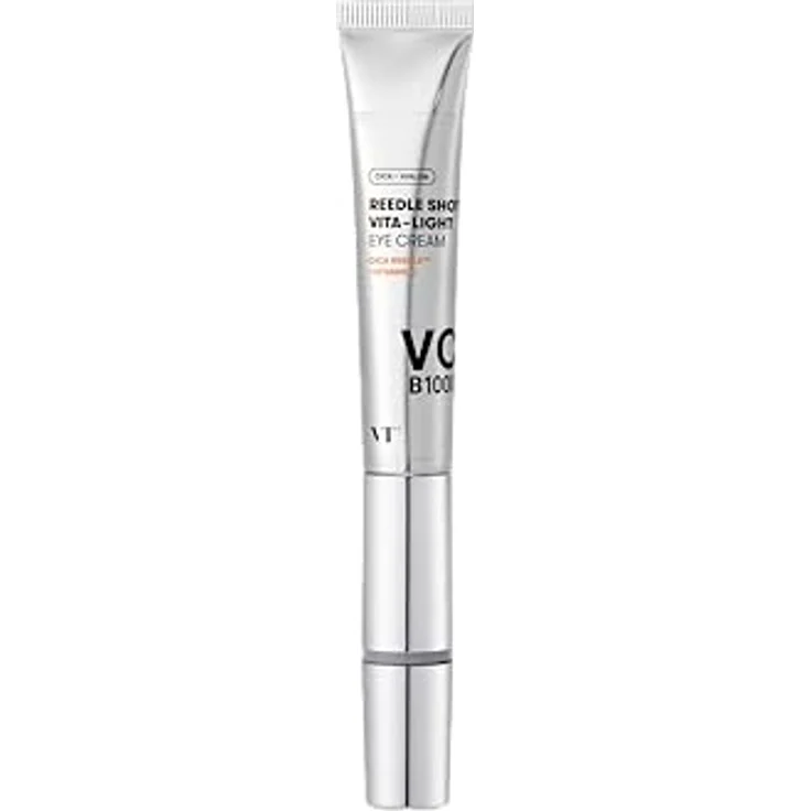 VT REEDLE SHOT VITA-LIGHT EYE CREAM, Augencreme mit CICA REEDLE und Vitamin C, 15 ml Tube mit Präzisions-Applikator – Bild 1