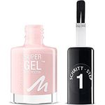 Manhattan Super Gel Nagellack – Gel Maniküre Effekt ganz ohne UV Licht – Rosa Nail Polish mit bis zu 14 Tagen Halt – Farbe Sweet Side 225 – 1 x 12ml