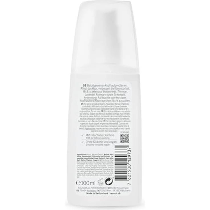 Rausch RAUSCH Spezial-Spray mit Weidenrinde, 100 ml, Pflege für trockenes Haar – Bild 9