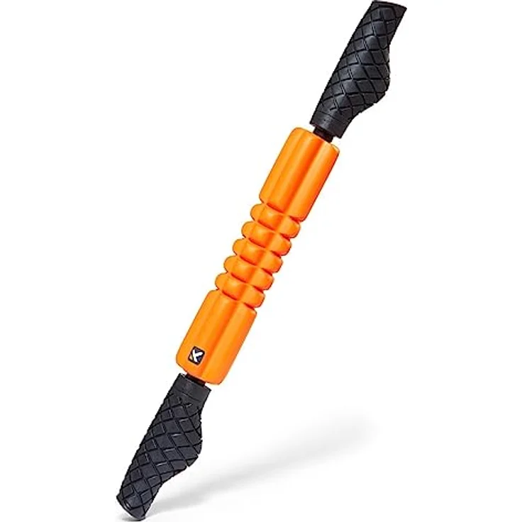Trigger Point Grid STK Foam Roller, Massagegerät mit 3D Oberflächenstruktur und AcuGRIP, 54cm, schwarz – Bild 4