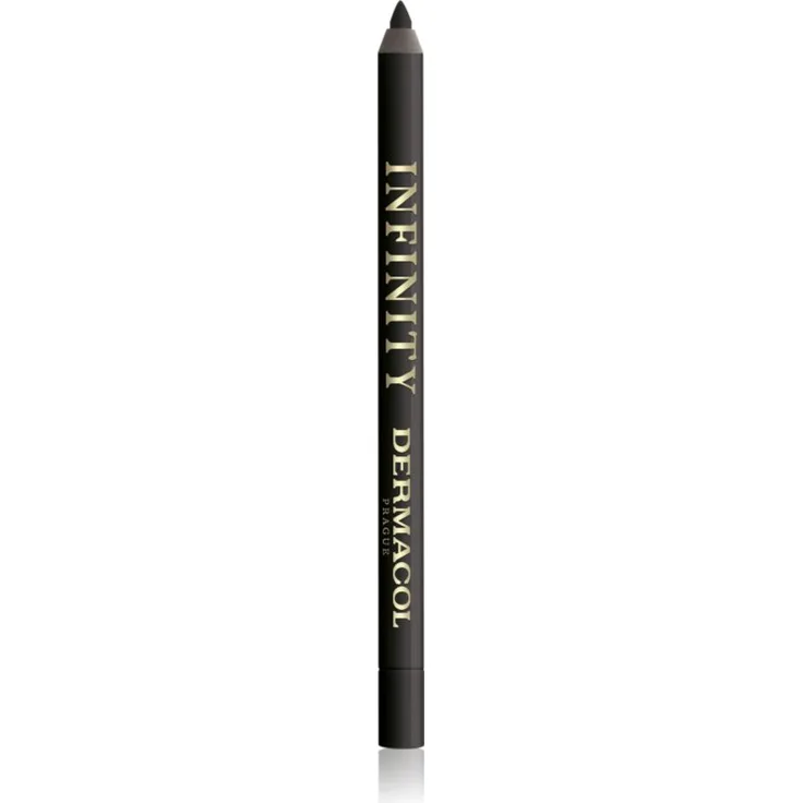 Dermacol Infinity 20H Metallic Eyeliner wasserfest, Farbton 01, 1.32 g mit intensiver Farbe für präzise Linien
