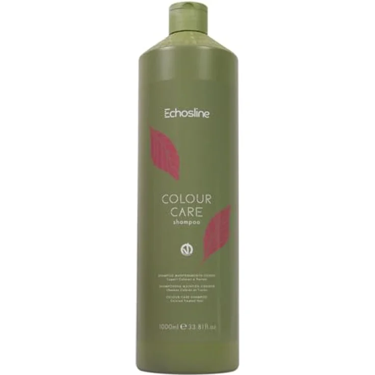 Echos line Colour Care Color Care Shampoo 1000 ml, Glanz und Geschmeidigkeit mit antioxidativer Wirkung, ohne SLS und SLES – Bild 1
