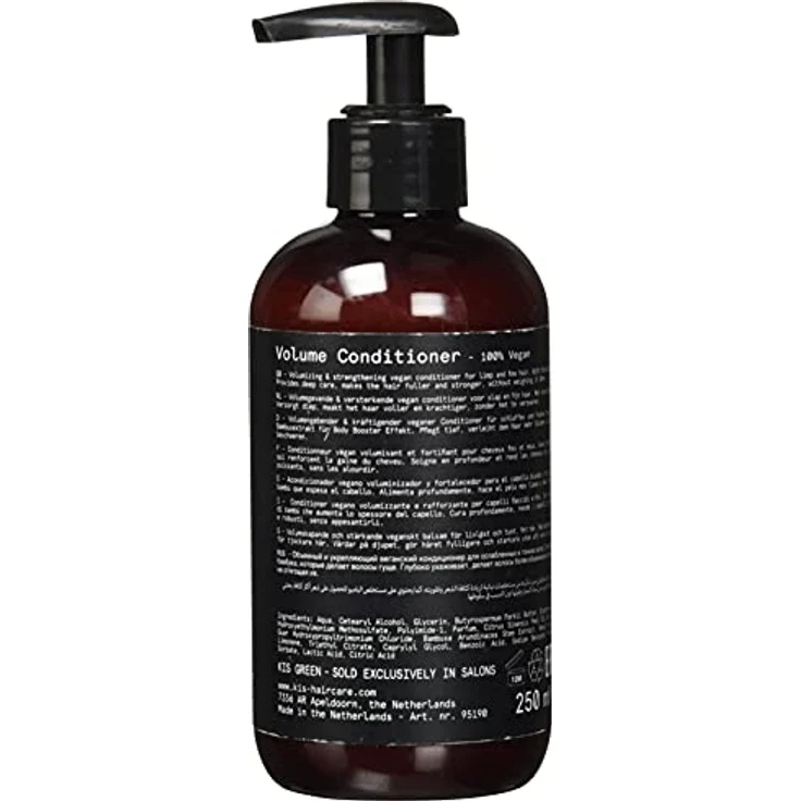 KIS Green Volume Conditioner - 250ml - für schlaffes & feines Haar - 100% Vegane Rezeptur - sulfatfrei - mit Bambusextrakt – Bild 3
