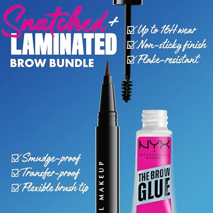 NYX Professional Makeup Lift&Snatch Brow Tint Pen, Augenbrauenstift mit natürlichem Finish, Farbton 04 - Soft Brown, 1 ml – Bild 6