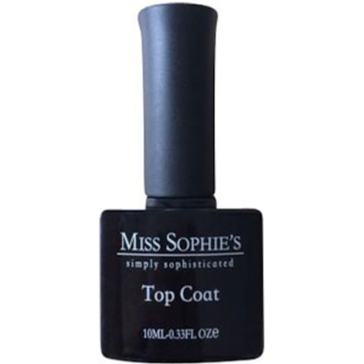 Miss Sophie Matte Top Coat, Unter- und Überlack, 12 ml für ultra mattes Finish, schnelltrocknend