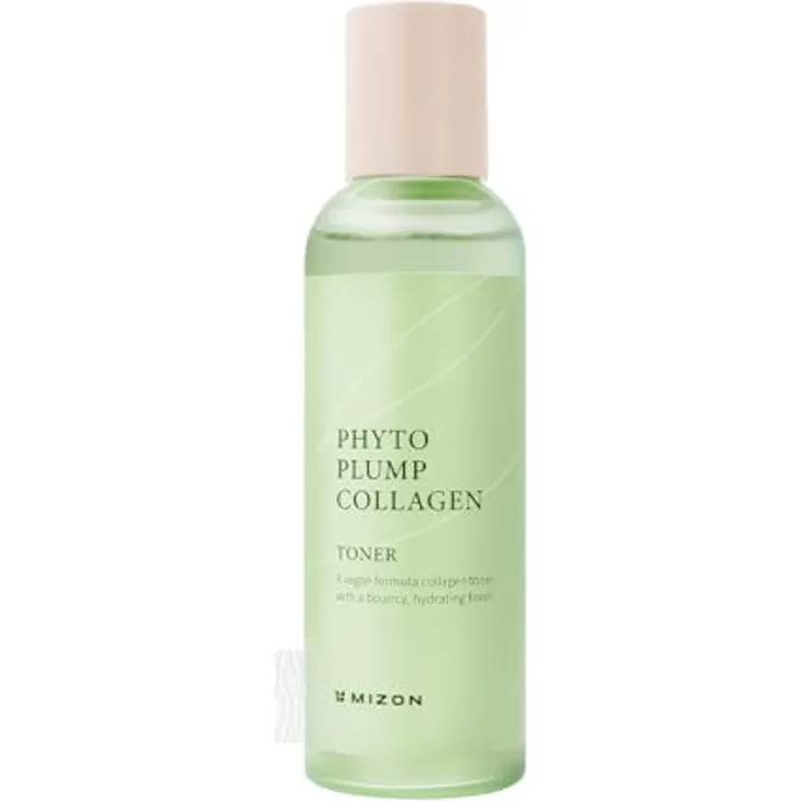 Mizon Phyto Plump Collagen Toner, Gesichtswasser für Damen mit feuchtigkeitsspendender Formel und Anti-Aging-Eigenschaften, 150 ml