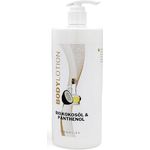 Bodylotion Bio Kokosöl & Panthenol Körperlotion 1L Duftnote von Ambra und Sandelholz verlockender Unisex Duft