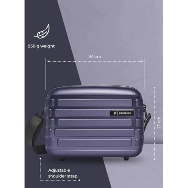 Pactastic Beautycase Collection 04, Polypropylen, reiseoptimiert mit Geräumigen Fächern und Umhängeriemen – Bild 7