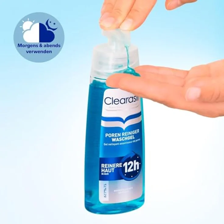Clearasil Poren Reiniger Waschgel gesichtsreinigung Flasche 200 ml, für Damen und Herren – Bild 5