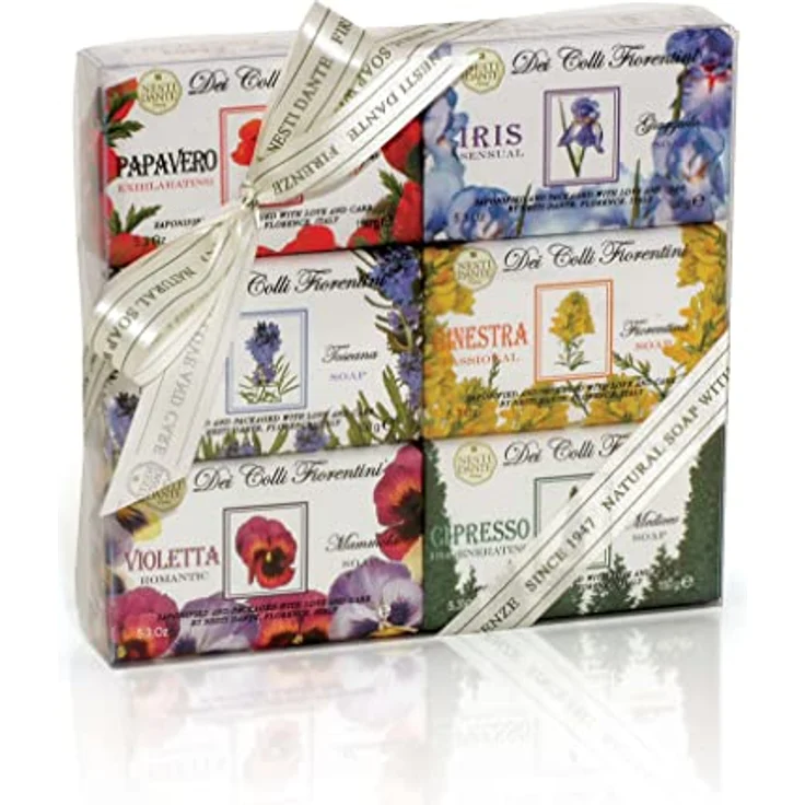Nesti Dante Nesti Dante Seifen geschenk-Set Dei Colli Fiorentini 6X 150 g für Alle Hauttypen geeignet – Bild 2