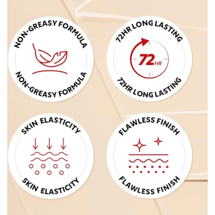 TIRTIR Mask Fit Red Cushion, langanhaltendes Make-up im Schwämmchen, Farbton 34C Amber, 18 g, perfekte Deckkraft und Feuchtigkeitsspende – Bild 7