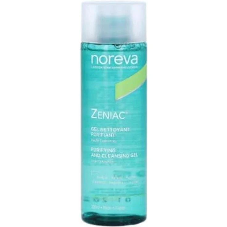 Noreva Zeniac Reinigungsgel 200 ml, für ölige Haut, unreine Haut, Mischhaut, verbessert das Hautbild – Bild 3