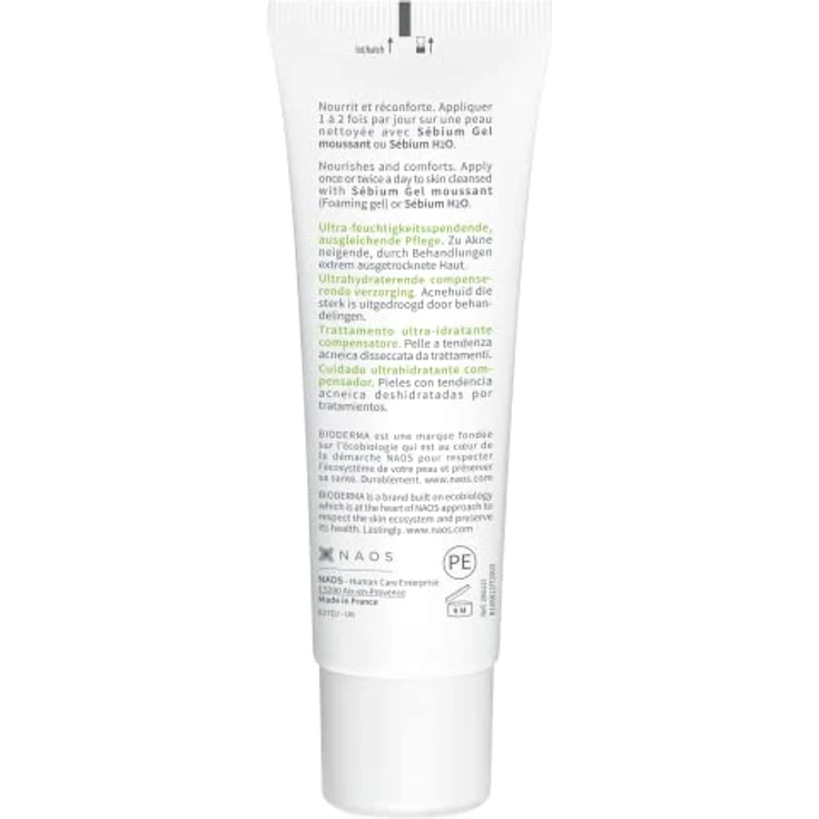 Bioderma Sébium Hydra Creme Hydratant Fette 40 ml – Bild 3