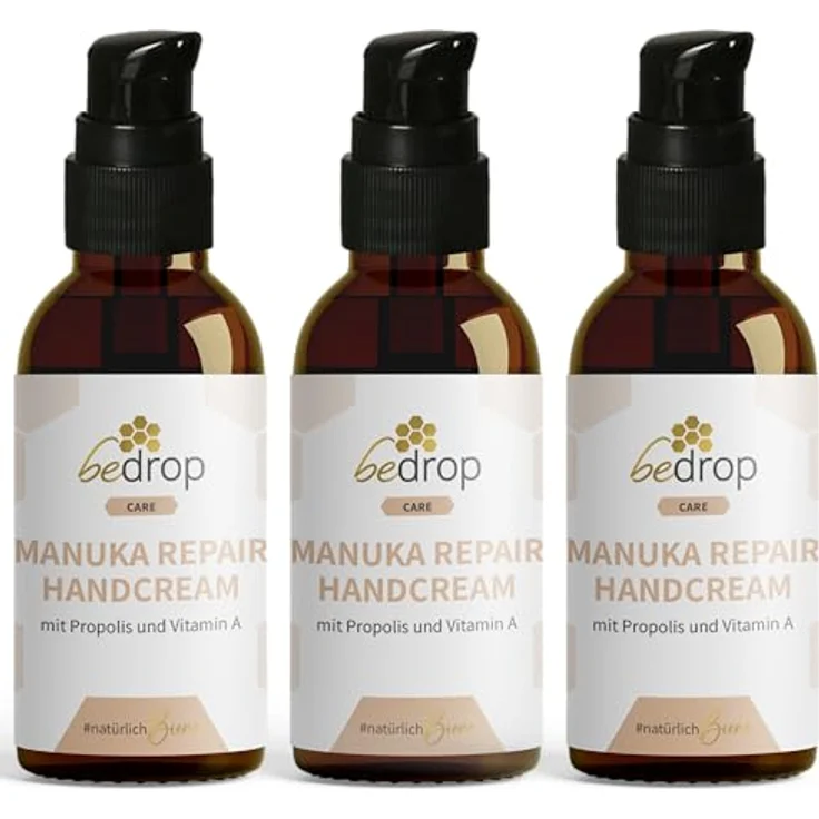 bedrop Manuka Repair Handcreme, mit Manuka Honig und Propolis für geschmeidige Hände, 100 ml – Bild 1