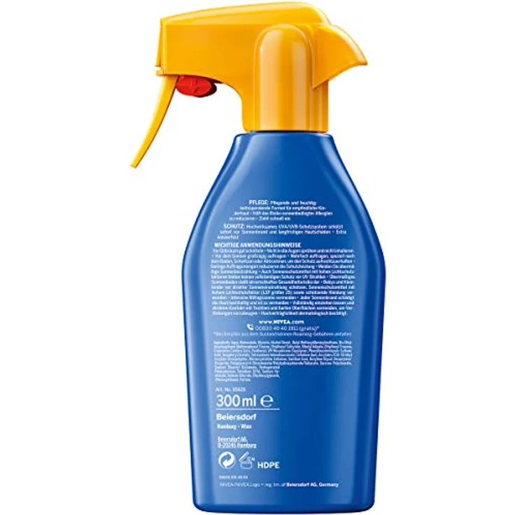 Nivea Sun Kids Sonnenspray Schutz Pflege Trigger Spray LSF 50 300 ml – Bild 2