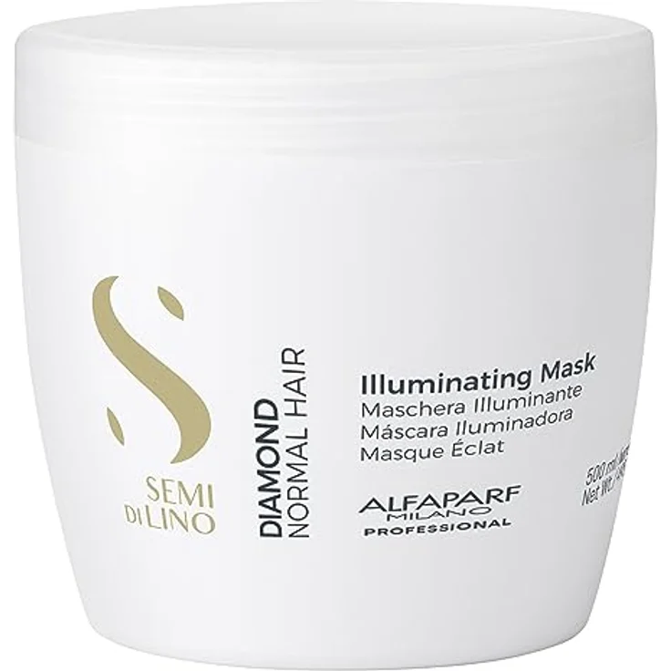 Alfaparf Semi Di Lino Diamond Illuminating Mask 500 ml – Bild 2